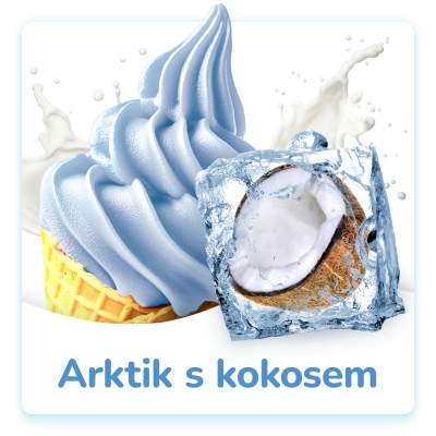 Arktik s kousky kokosu